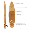 Custom fusion stand up inflatable paddle board wooden SUP