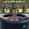 Inflatable ice bath tub for healthcare fitness Recovery Therapy easy foldable durable spa ice pool light bathtub