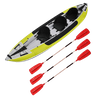 lnflatable kayak on river deep cove bonafide feel free inflatable kayak bote big 3 challenger go outdoors
