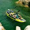 lnflatable kayak on river deep cove bonafide feel free inflatable kayak bote big 3 challenger go outdoors