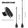3-section Paddle for Sup Board Paddleboarder Must Haves Collapsible Adjustable Extendable Kayak Isup Junior