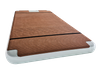 Inflatable floating dock mat water platform