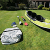 lnflatable kayak on river deep cove bonafide feel free inflatable kayak bote big 3 challenger go outdoors