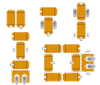 Inflatable floating dock mat water platform