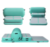 A set (6 Pieces) inflatable gym airtrack tumbling air trampoline track yoga mat