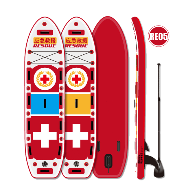 Rescue isup paddle board large most durable inflatable sup top brand inflatable boards for sale